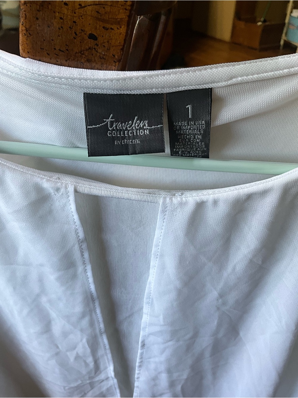 Chico’s size 1 sleeveless top - Picture 3 of 5